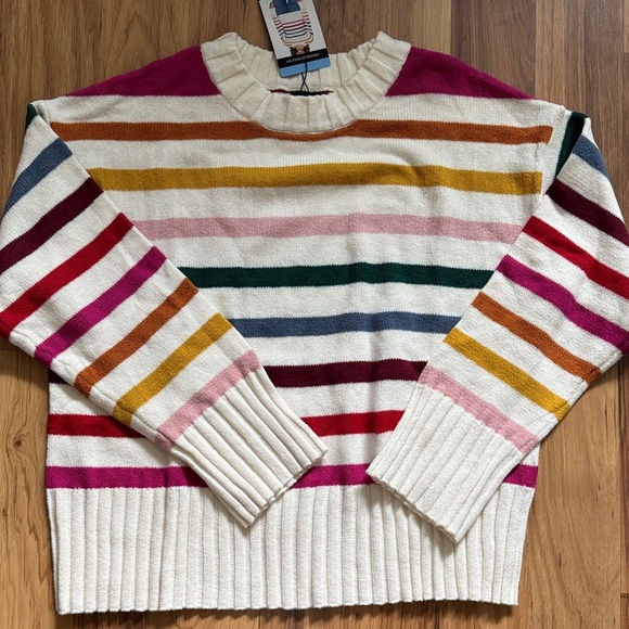 GAP Women's Colorful Striped Sweater - Picture 2 of 4